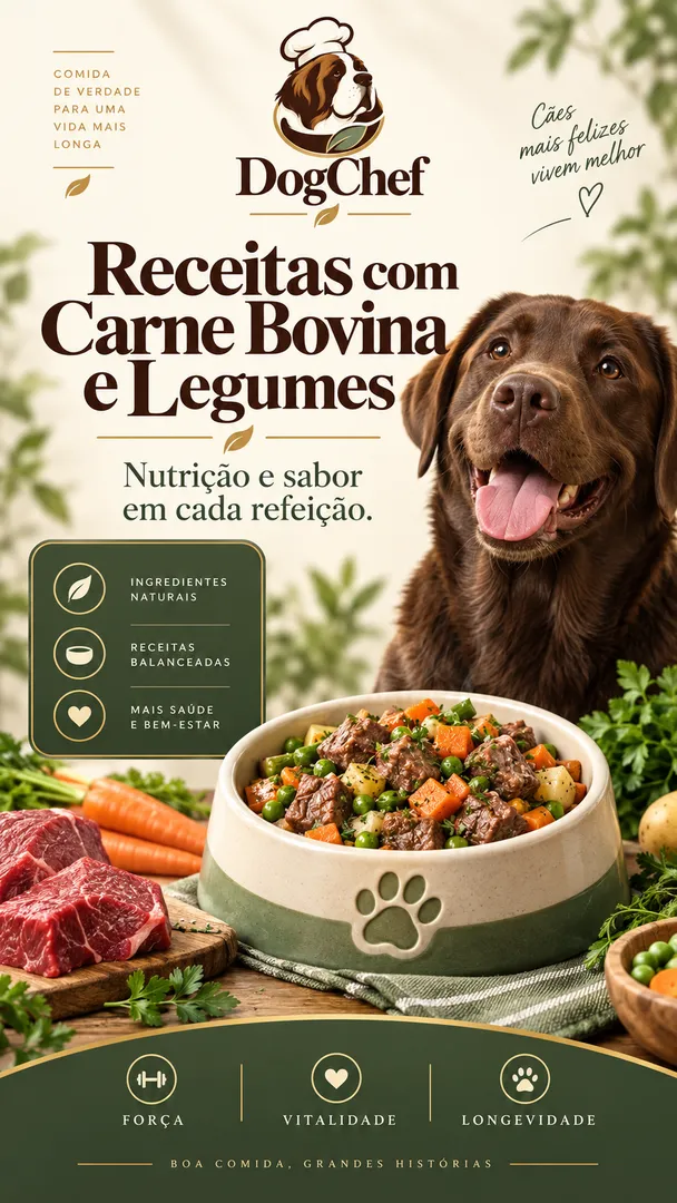 Capa: Receitas com Carne Bovina e Legumes