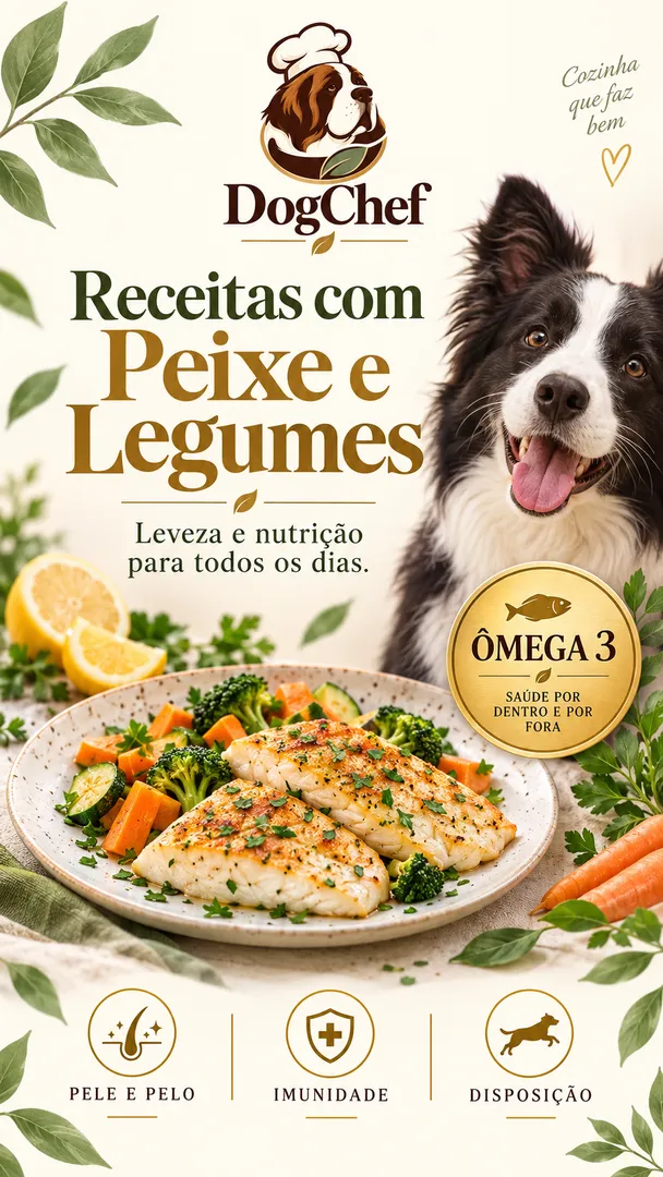 Capa: Receitas com Peixe e Legumes