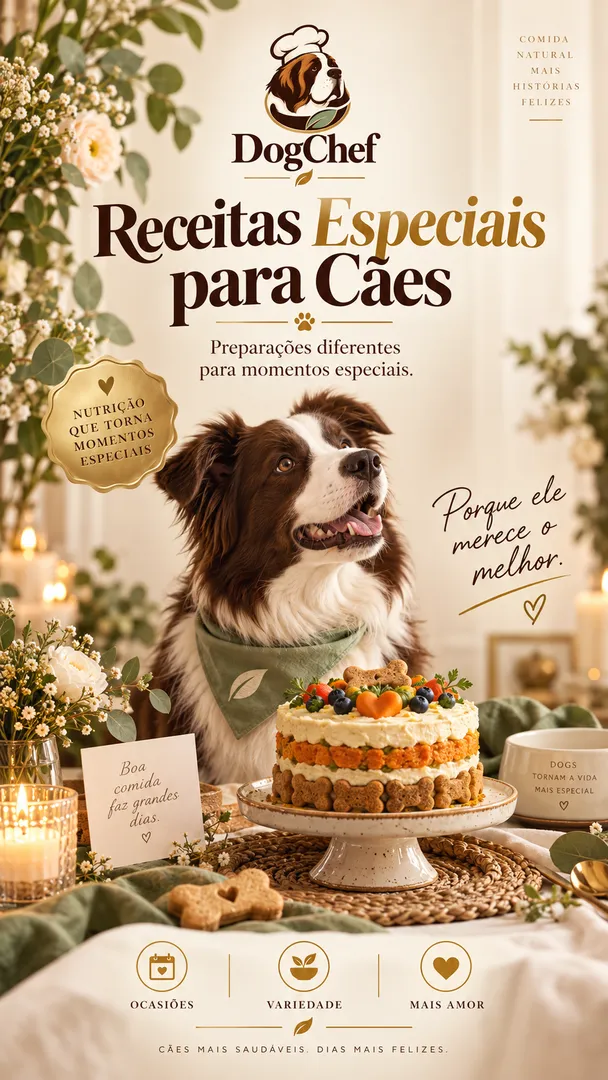 Capa: Receitas Especiais para Cães